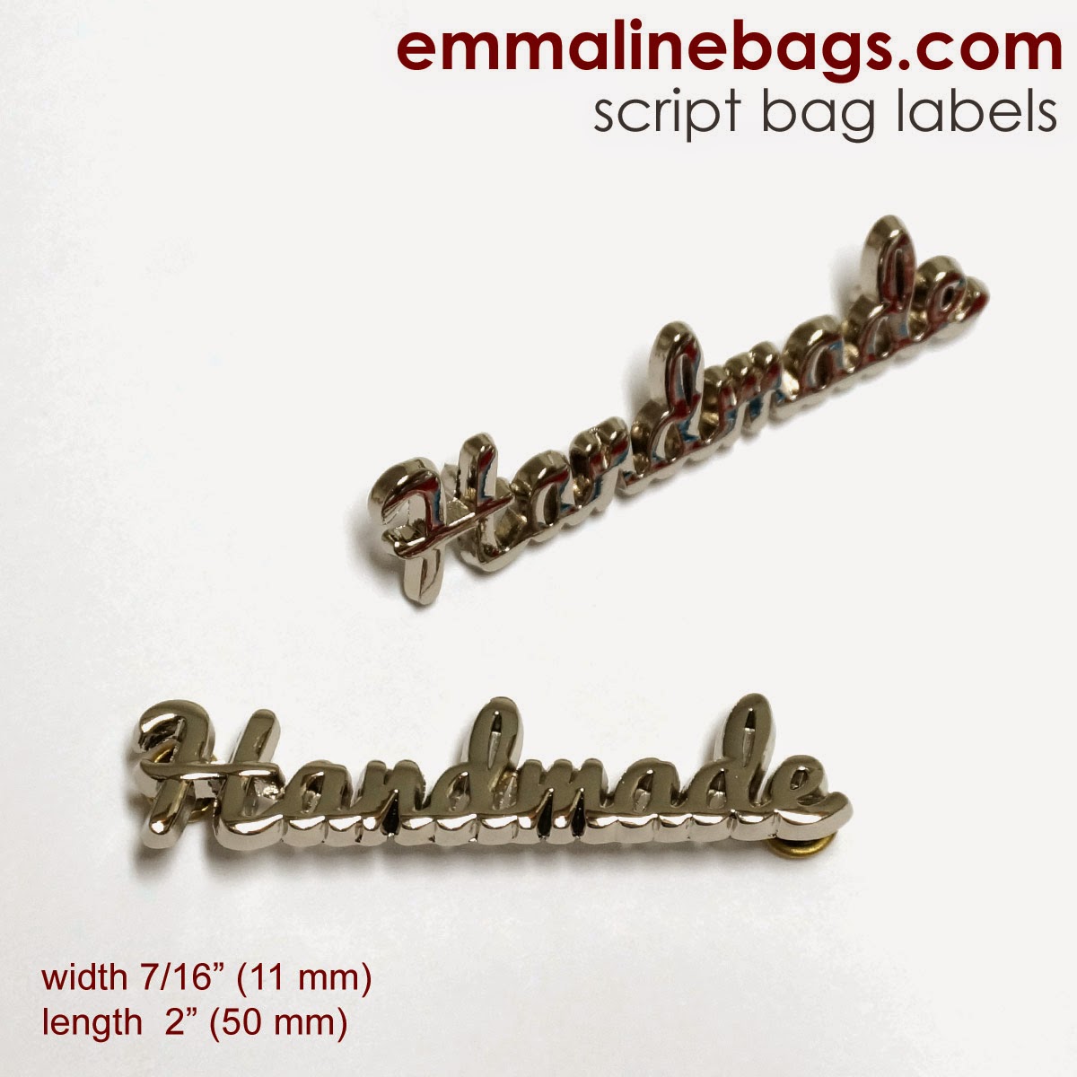 Emmaline Bags Sewing Patterns and Purse Supplies Script Labels are