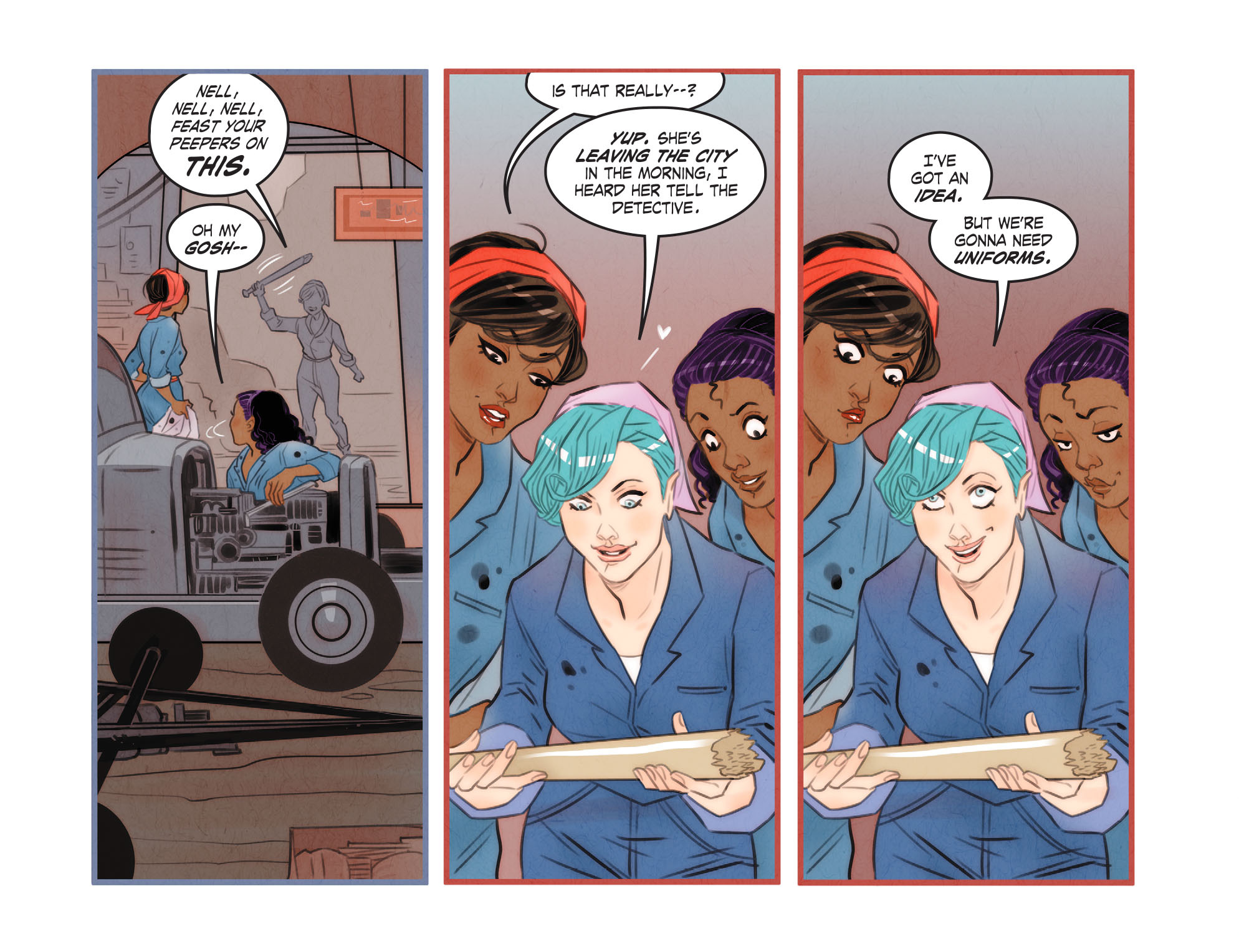 Read online DC Comics: Bombshells comic -  Issue #8 - 10