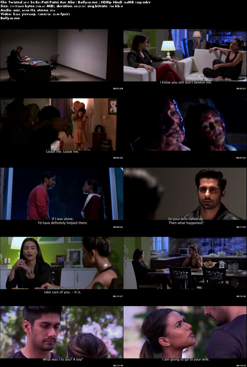 Twisted 2017 S01E05 Pati Patni Aur Alia HDRip 100Mb Hindi 720p Download