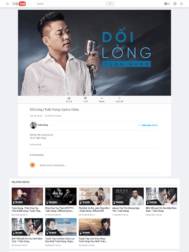 Giao diện video đẹp mẫu số 1