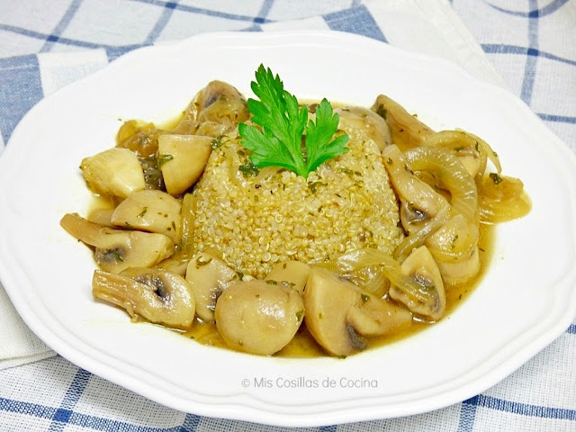 Guiso De Champiñones Con Quinoa