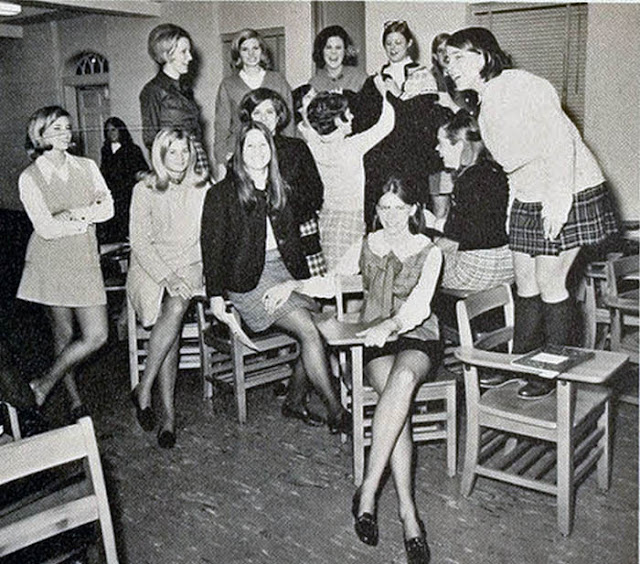 Mini Skirts In The Classroom In The Past Vintage Every