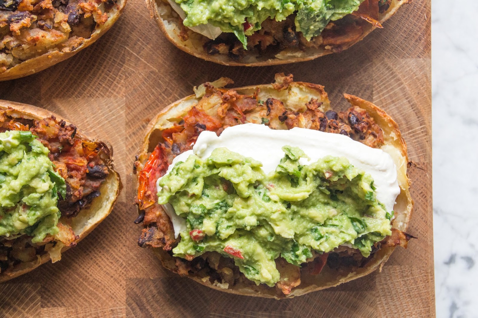 Deliciously Ella’s Loaded Mexican-Style Potato Skins Deliciously Ella’s Loaded Mexican-Style Potato Skins