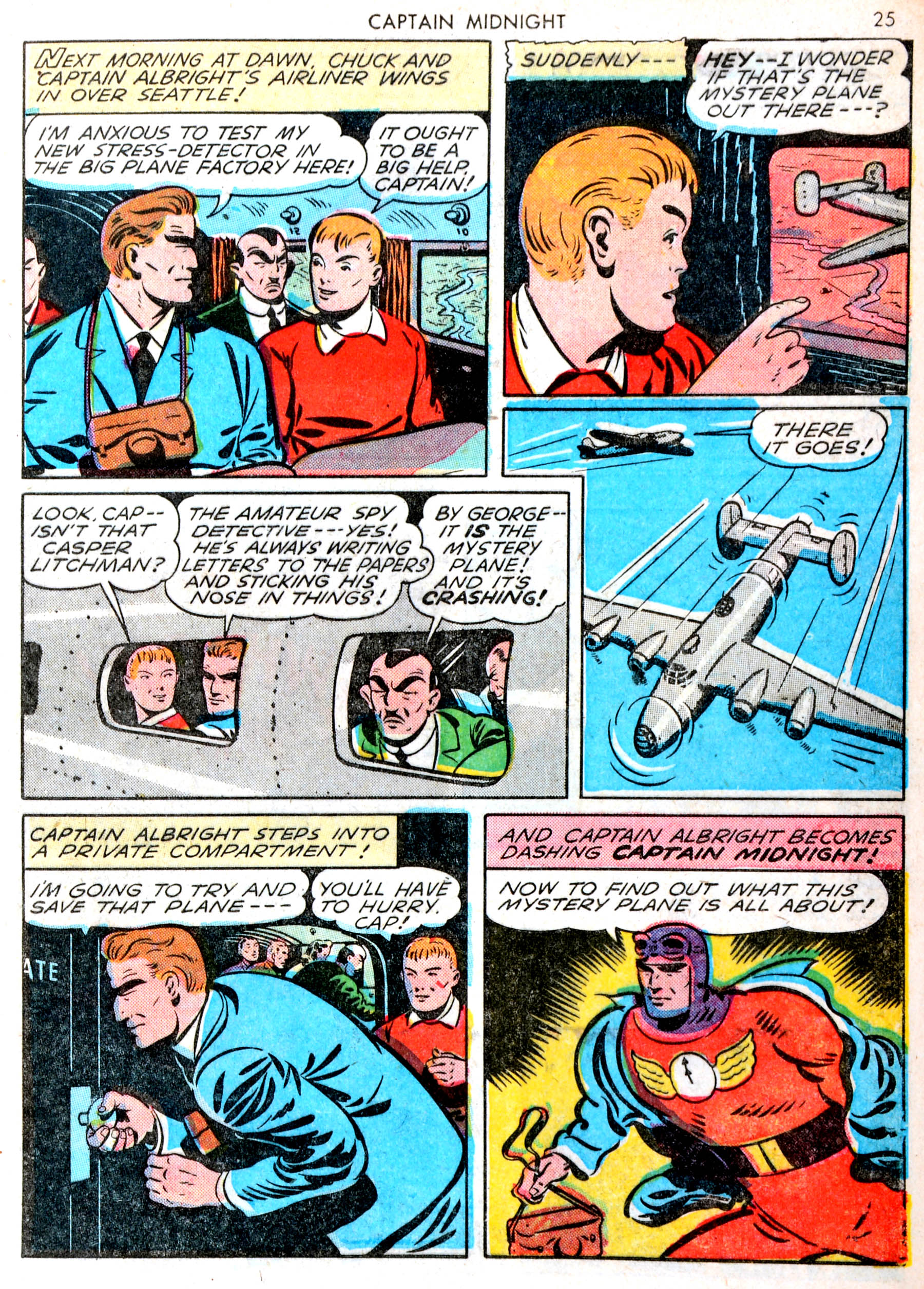 Read online Captain Midnight (1942) comic -  Issue #13 - 24