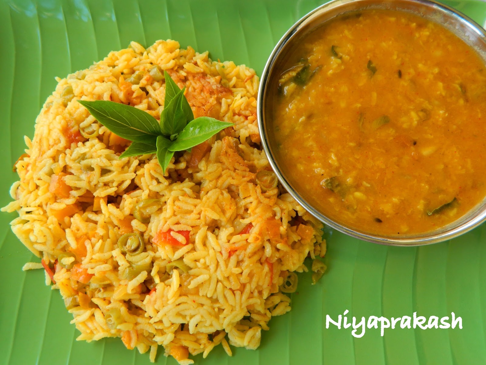 Niya's World Vegetable Pulao (made with Jeerakasala / Zeera Samba rice