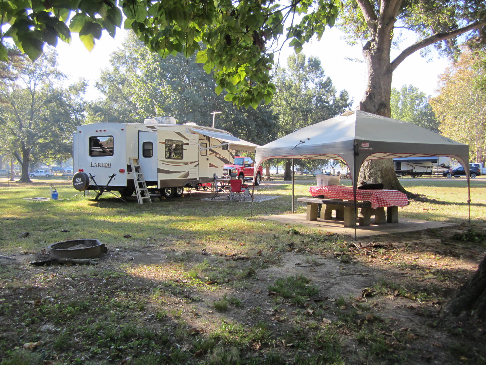 We Would Rather Be Camping! Oak Grove Campground at Sardis Lake