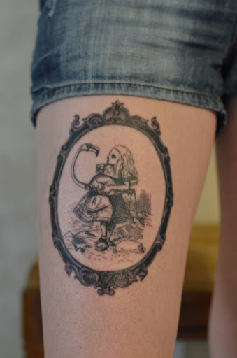 Este belo quadro de blackwork