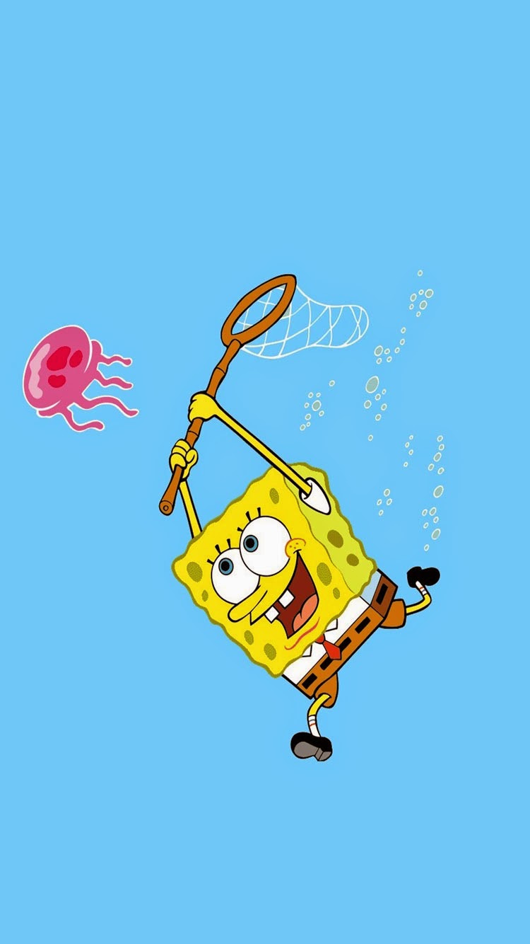 iPhone Wallpaper Cartoon Cute Spongebob Papel de Parede Grátis para PC HD
