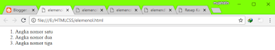 HTML5 #5 : Elemen List Dan Macam-Macam Attribut Tag List HTML5 #5 : Elemen List Dan Macam-Macam Attribut Tag List