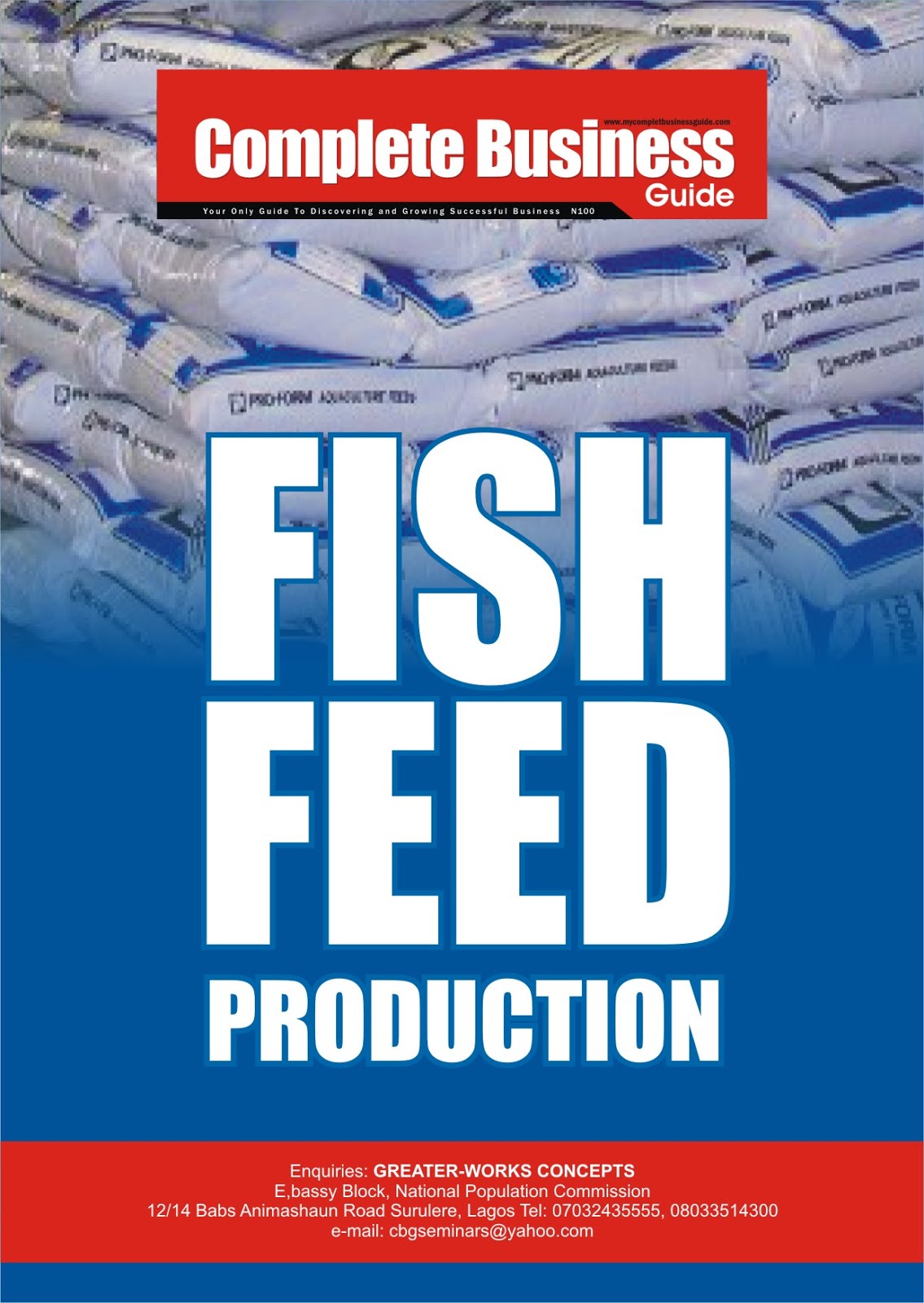 AGROFARMING MANUALS FISH FEED FORMULATION MADE EASY MANUAL