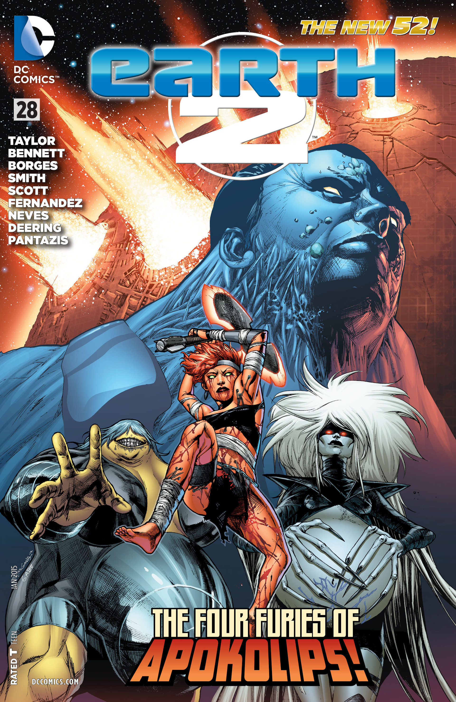 Read online Earth 2 comic -  Issue #28 - 1