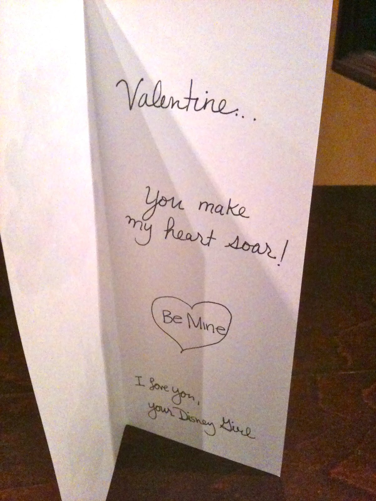 Disney Sisters UP Valentine's Day Card from Disney Family