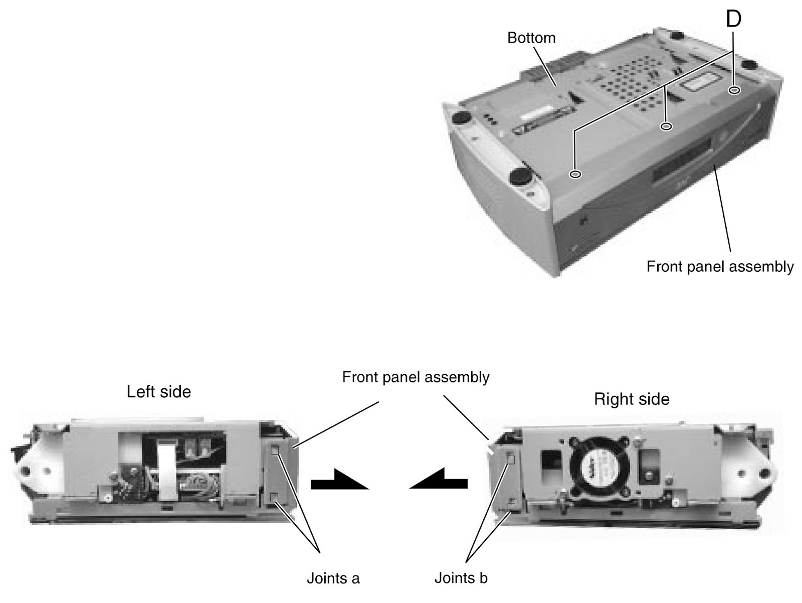 Electro help JVC FSSD5 FSSD7 FSSD9 DISASSEMBLE PROCEDURE
