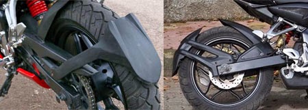 Aksesoris Kawasaki Bajaj Pulsar 200NS, Mud Guard | Spek Motor
