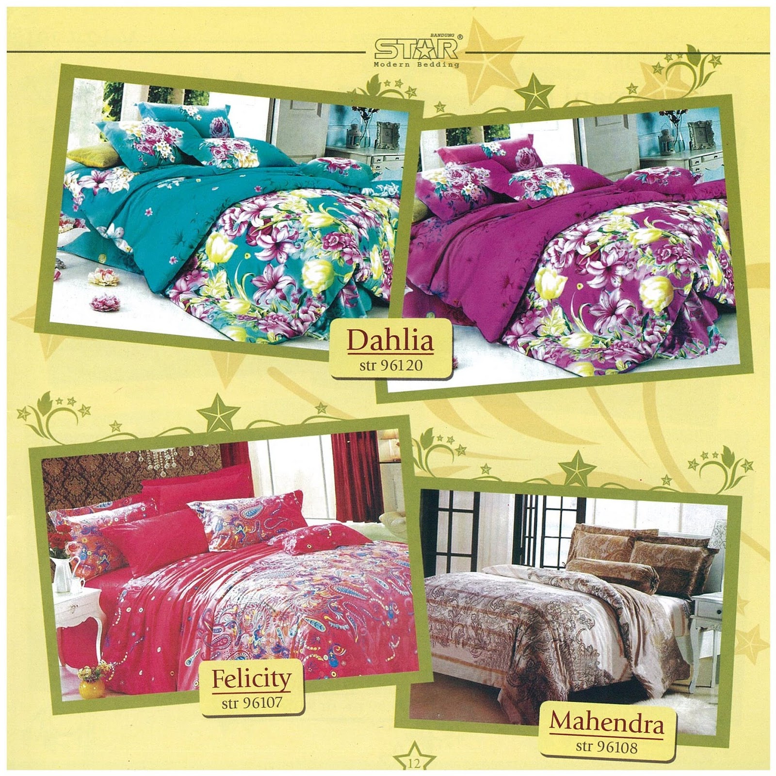 GROSIR BEDCOVER JAKARTA Harga Sprei + Bedcover Motif Dewasa