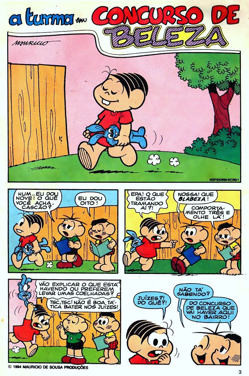 Mundo Infantil Turma da Mônica Concurso