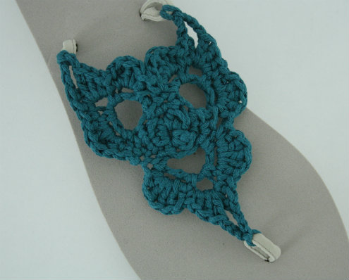 Crochet flip flops, round 4 - Free crochet pattern | Happy in Red