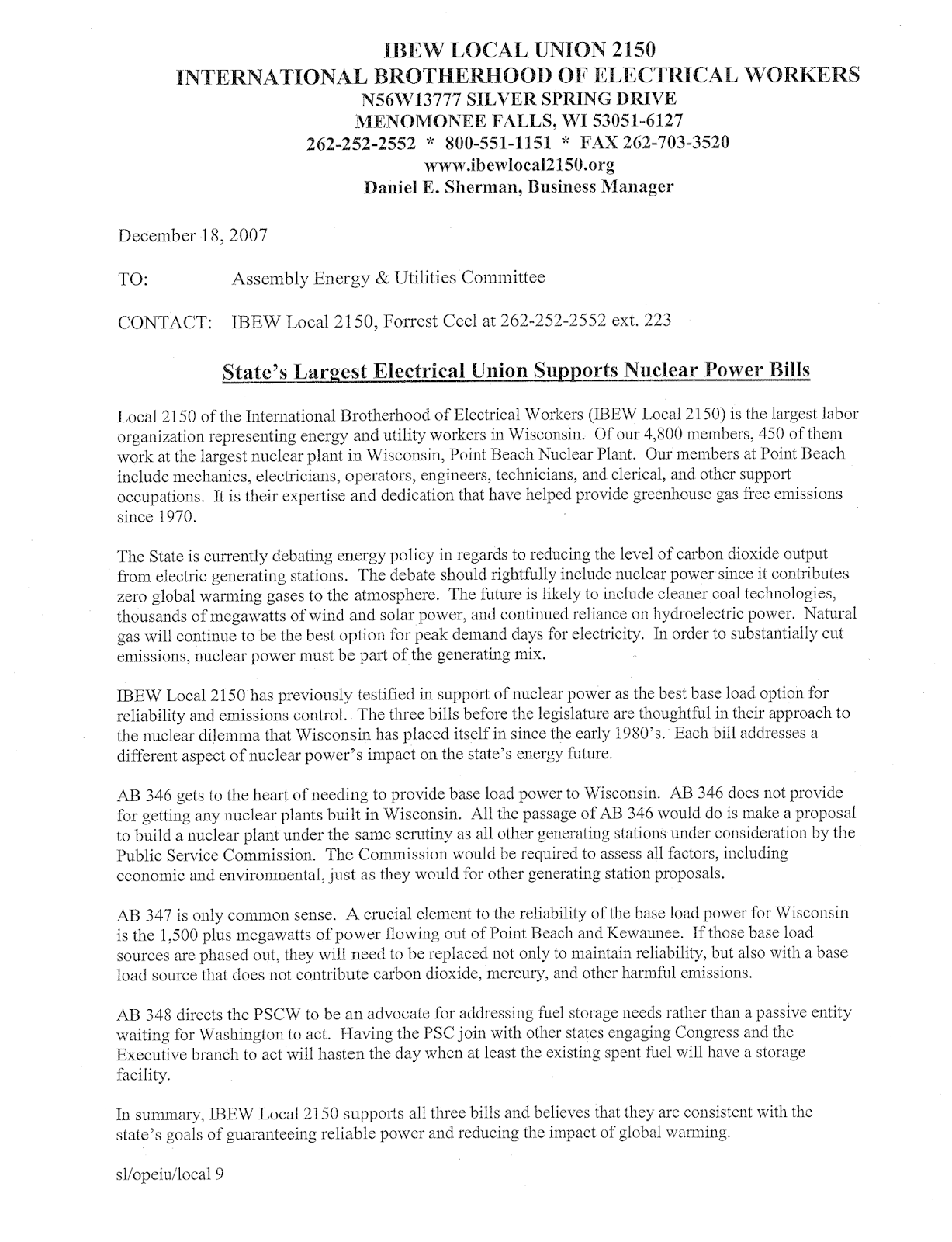 The 10-Year Road to Repealing Wisconsin's Ban on Nuclear Energy