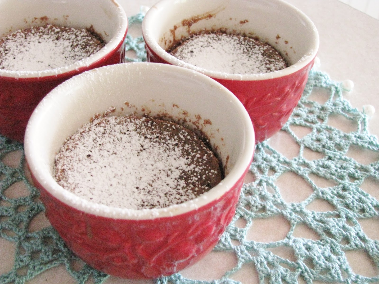 Slow Cooker Chocolate Souffles
