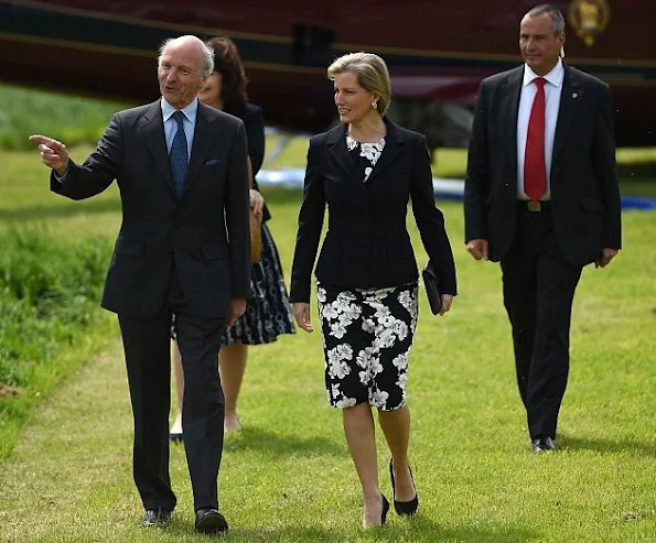 The Countess of Wessex visits Cogges Manor Farm open a school for autistic children