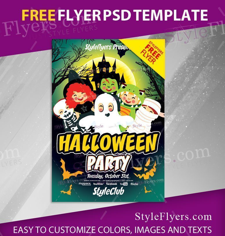 Plantilla para halloween o fiesta de disfraces para niños Recursos