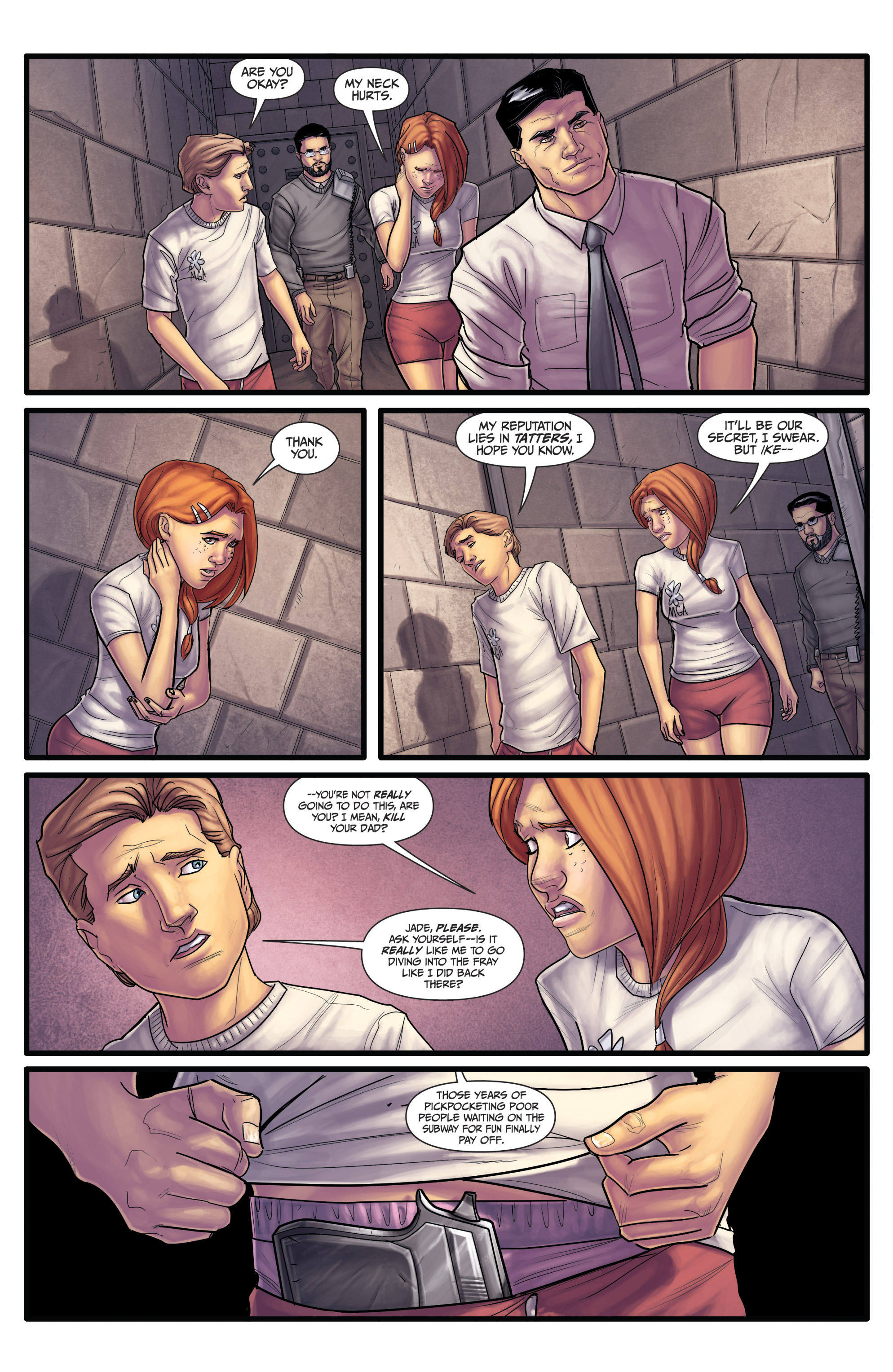 Read online Morning Glories comic -  Issue # _TPB 4 - 166