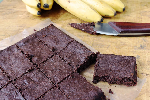 Brownie De Chocolate Y Banana
