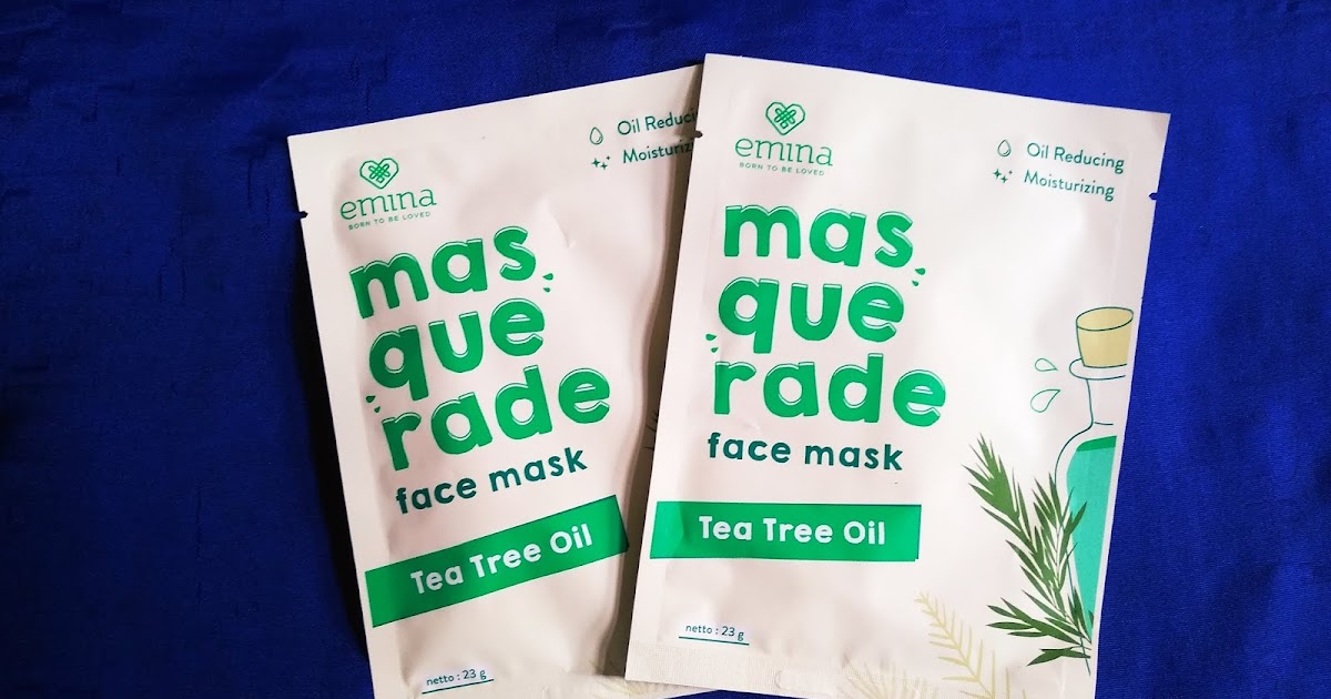 Review Emina Masquerade Face Mask Tea Tree Oil Derastories