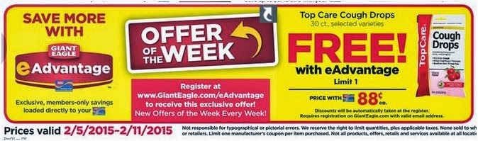 GIANT EAGLE TOP COUPON DEALS 2/5-2/11/15 | A Single Coupon