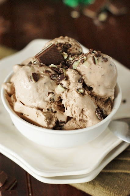 Chocolate Mint Chip Ice Cream