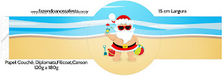 Christmas in the Caribbean: Free Party Printables. Christmas in the Caribbean: Free Party Printables