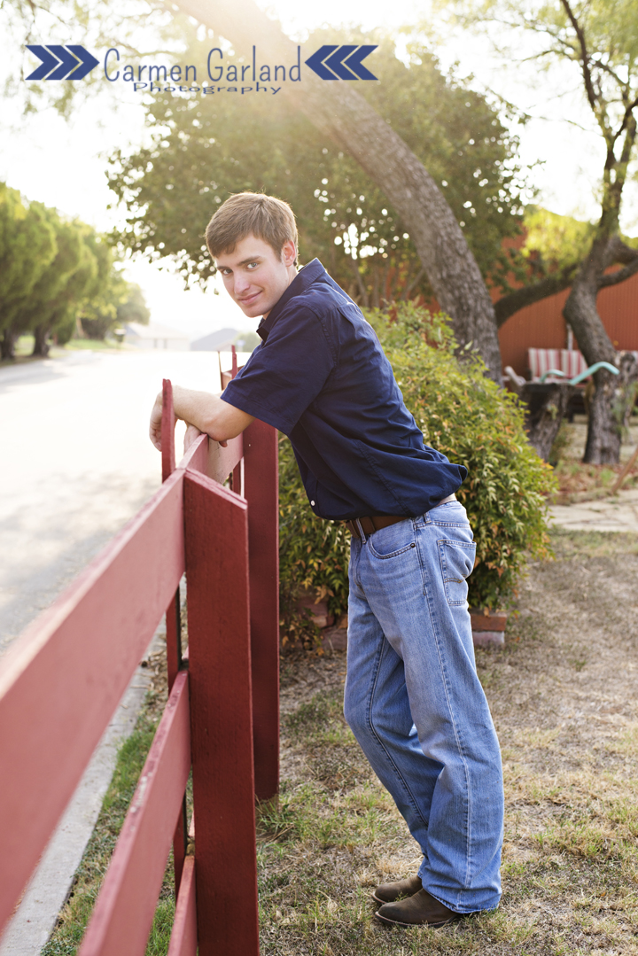 Carmen Garland Photography High School Senior Guy Benbrook Photographer