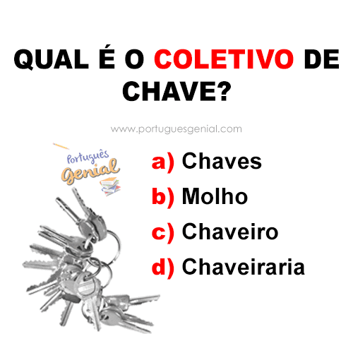 Qual é o coletivo de chave?