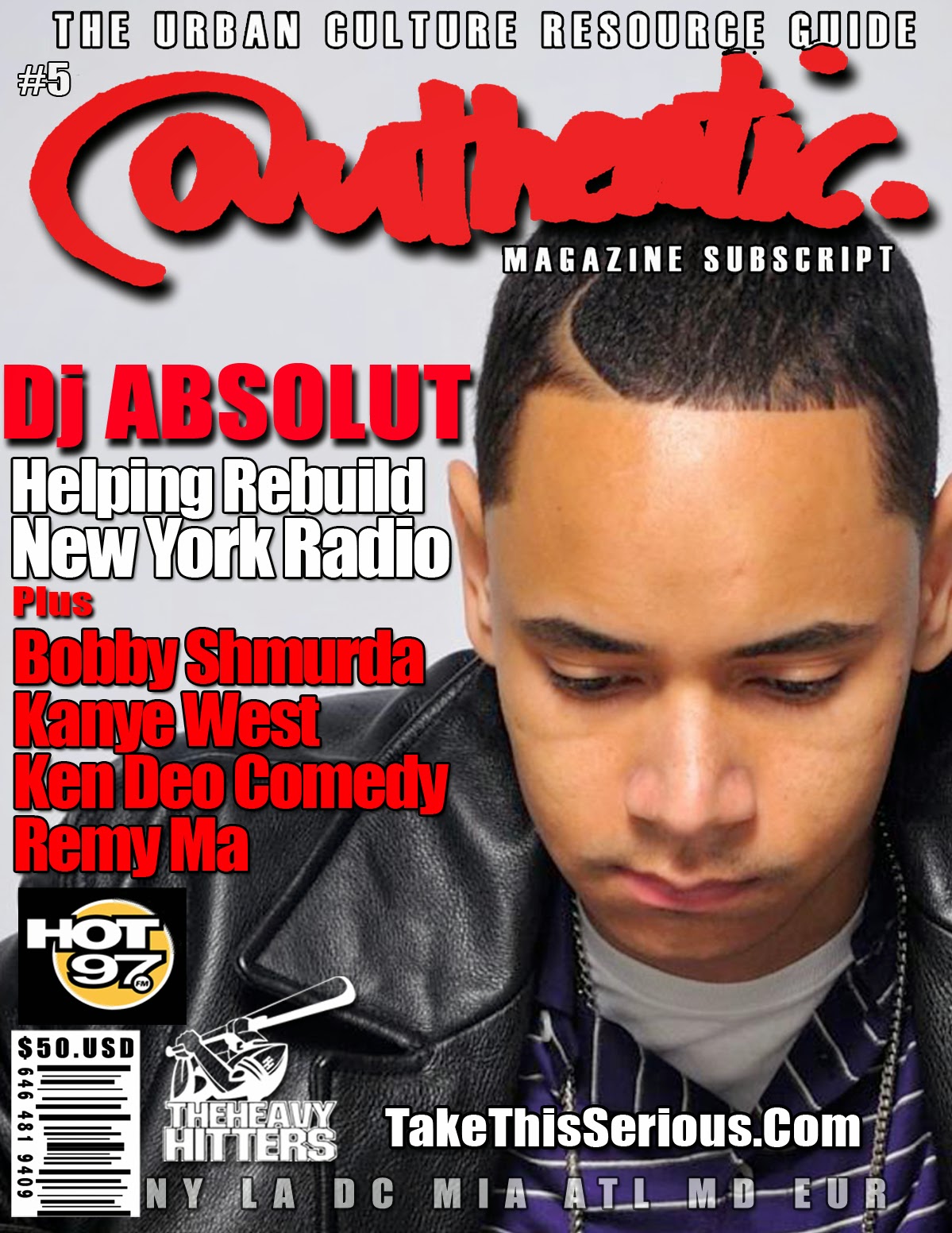 authentic magazine ken deo new york city DJ ABSOLUT ON HOT 97 authenticx.com