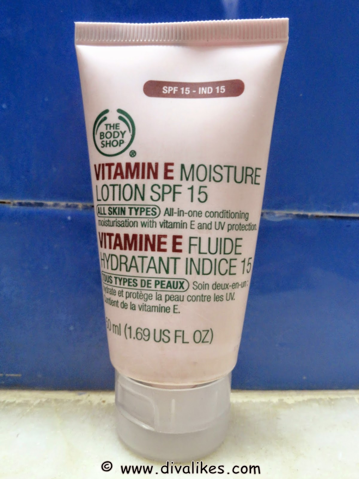 The Body Shop Vitamin E Moisture Lotion SPF 15 Review Diva Likes