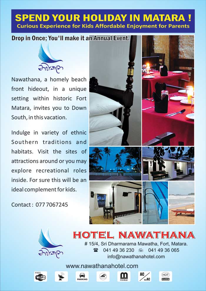 Spend your holiday in Matara.