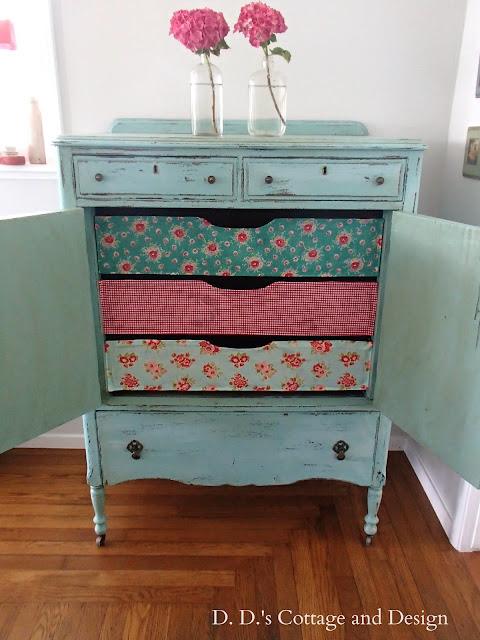 Chest of drawers-inspired by Cath Kidston