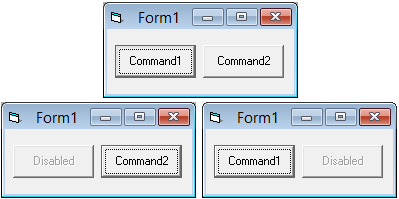 VB6: Command Button Control
