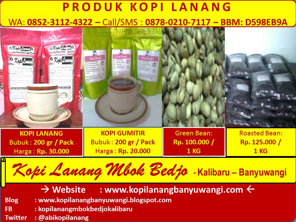 Kopi Lanang Mbok Bedjo Kalibaru Banyuwangi