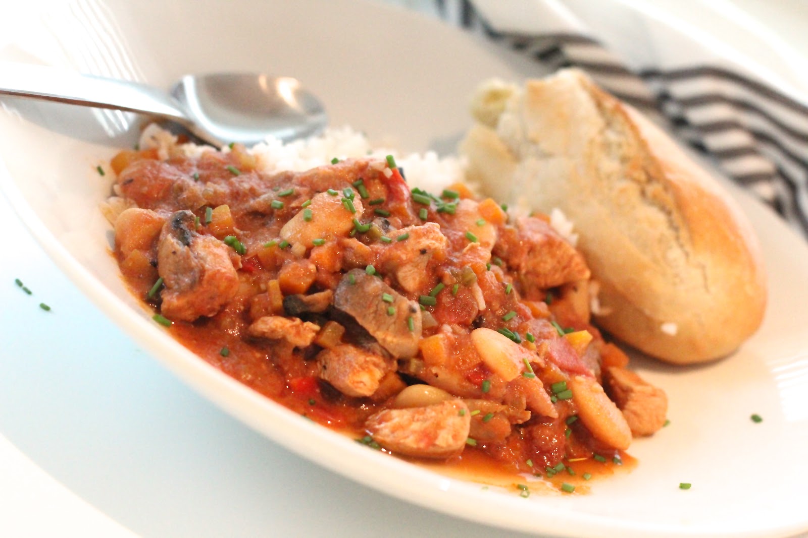 mamacook Guest Post Chicken and Butter bean Casserole