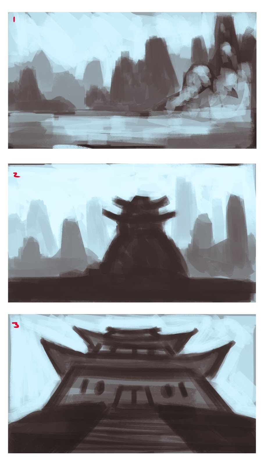 Premise Environment Concepts Mulan Exterior Scene 3 Michael Brook Ba Hons Computer Animation Arts Uca Rochester michael brook