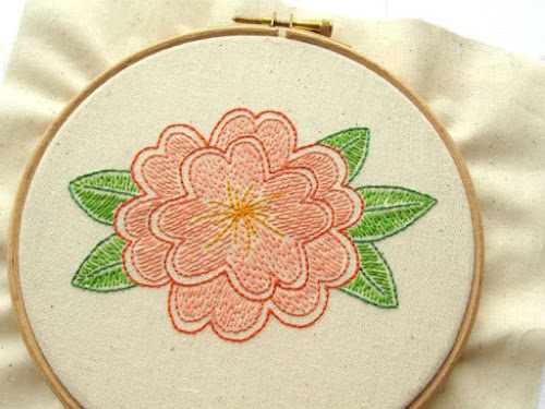 Flower Embroidery Pattern