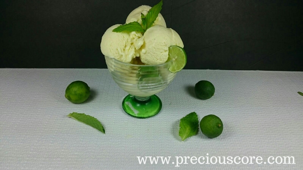 MINT AND KEY LIME ICE CREAM Precious Core