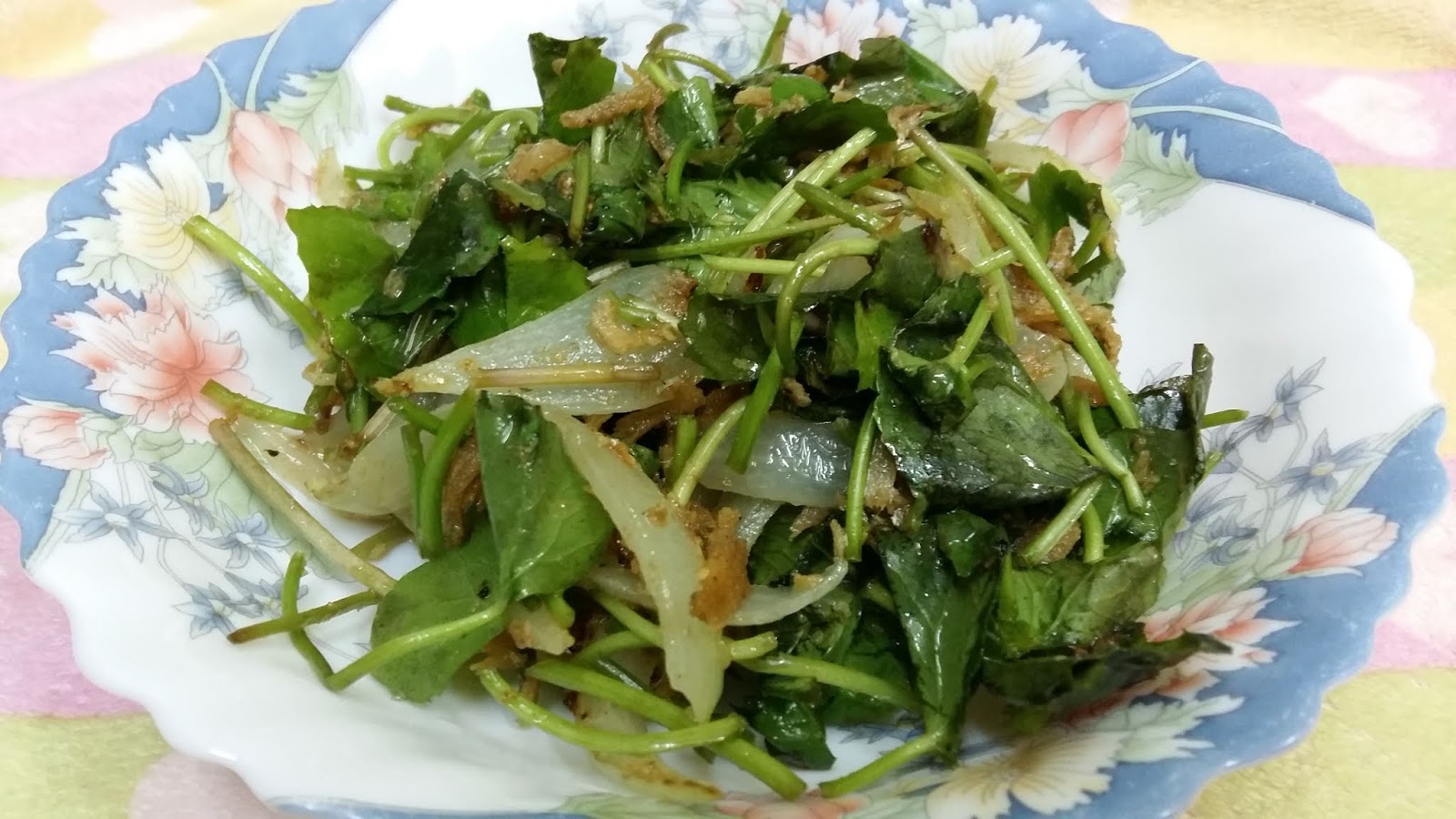 Cahaya Hidupku Ww Resipi Ulam Pegaga Goreng Ikan Bilis