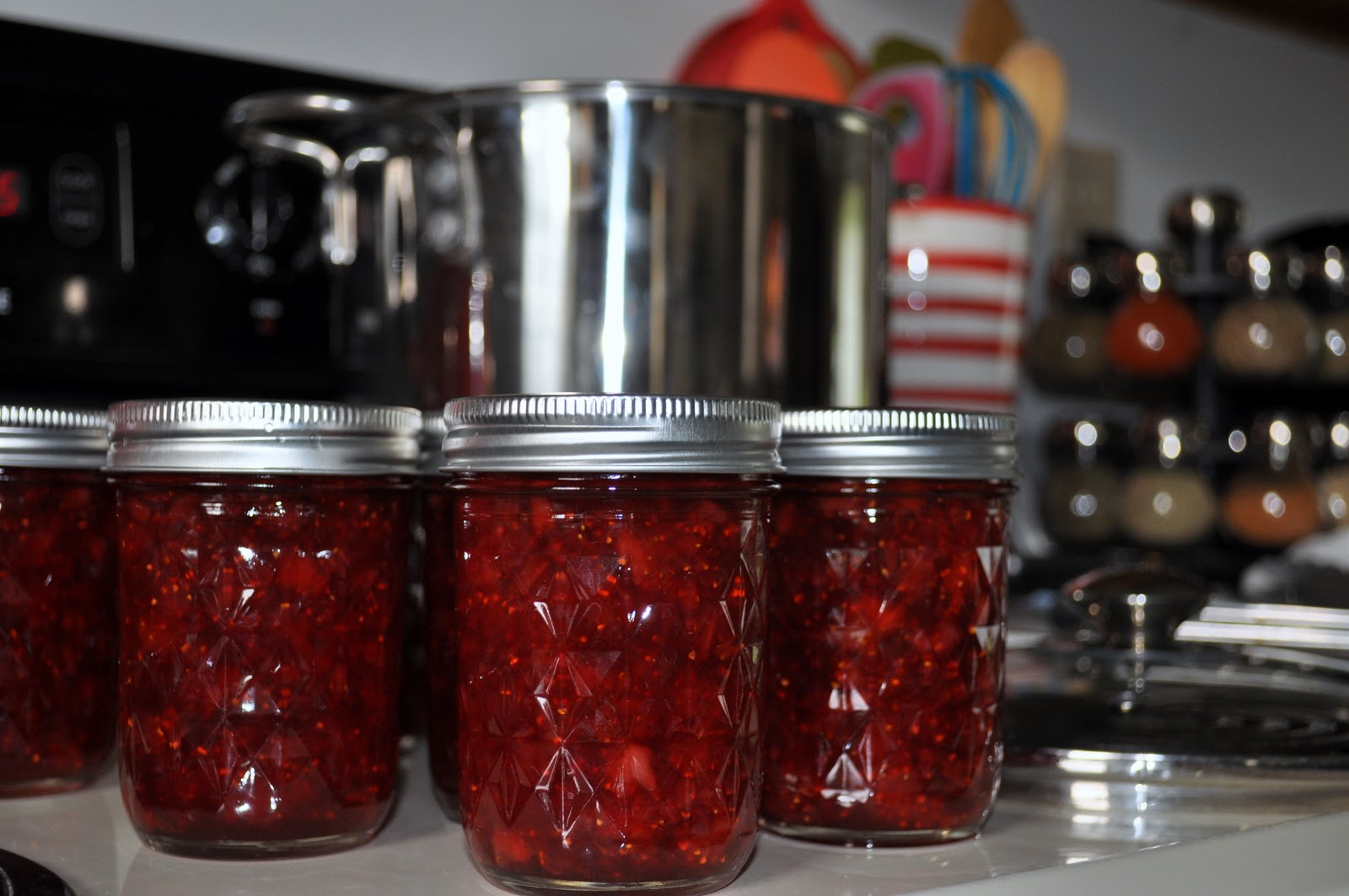 A Pocket Full Of Buttons Strawberry Jam Recipe {Canning}