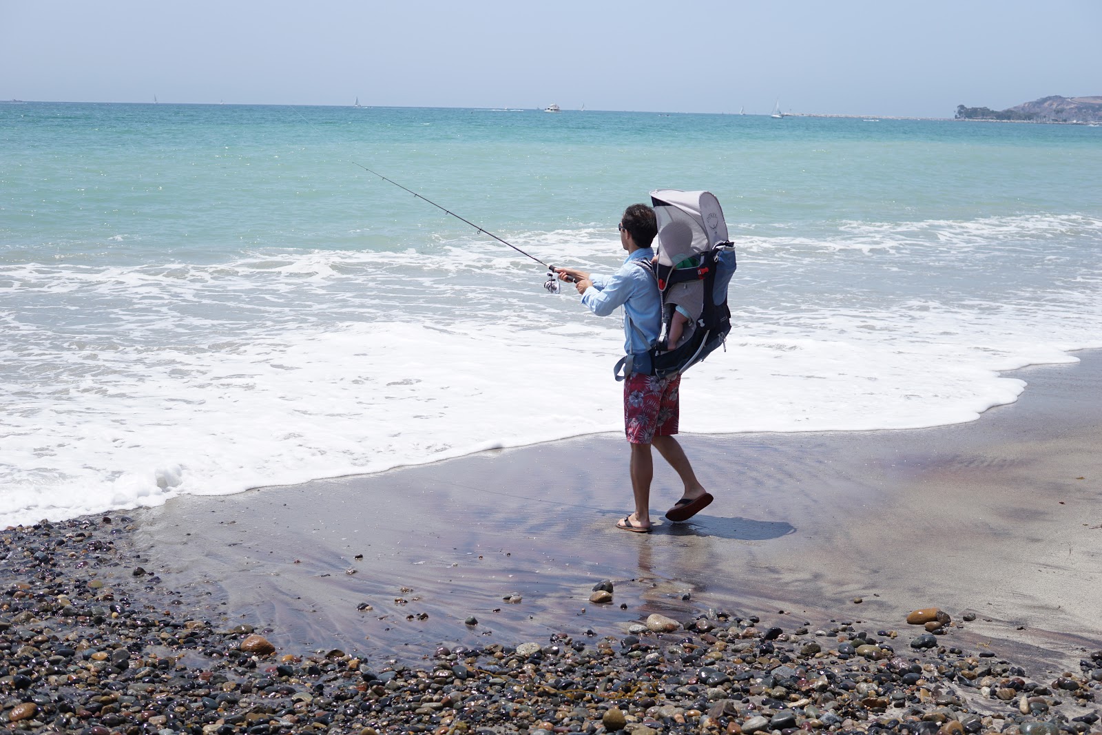 fishing baby carrier