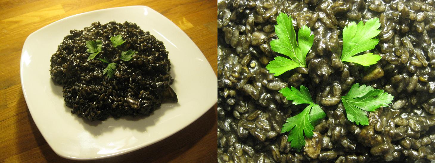 . RISOTTO AL NERO DI SEPPIA