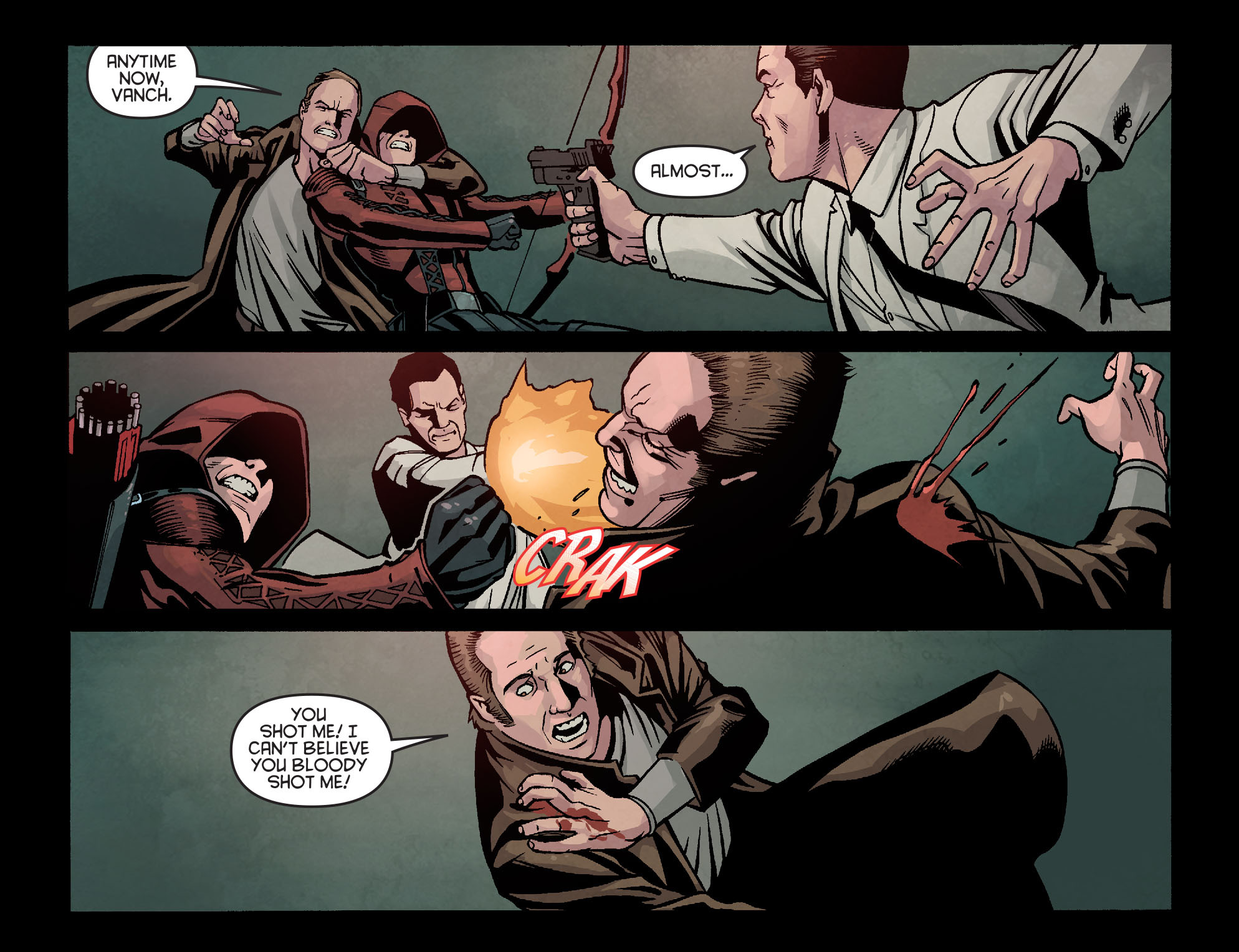 Read online Arrow: Season 2.5 [I] comic -  Issue #15 - 17