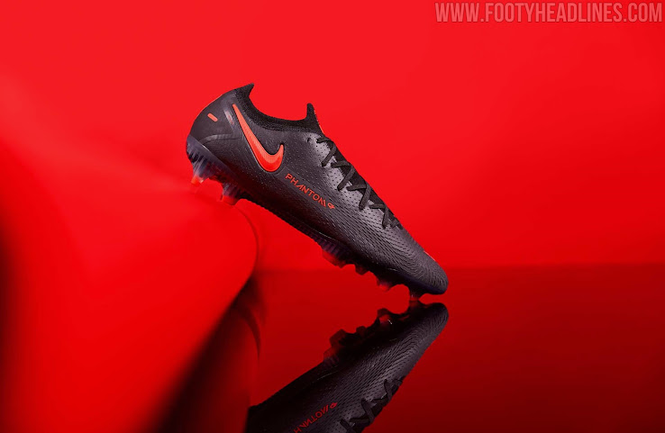 nike black and red boots