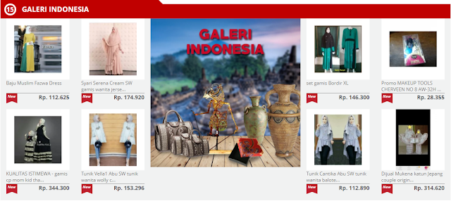 buka mall online galeri Indonesia buka mall online